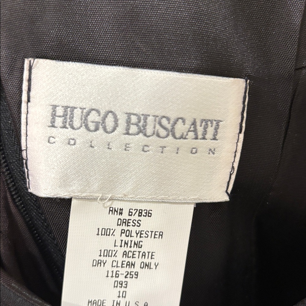 Hugo Buscati Black Mini Dress - Picture 2 of 5